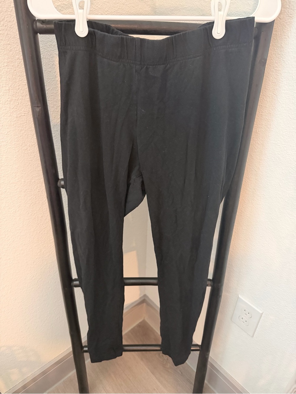 Womens Black Stretch Casual Pants